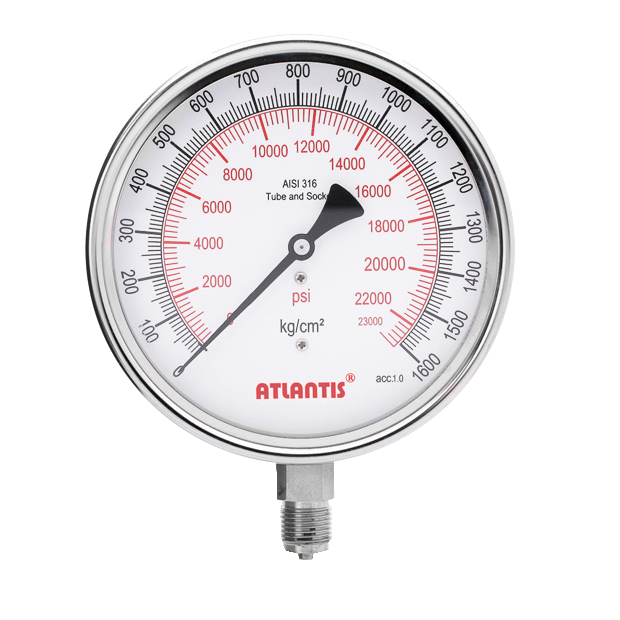 Brim Atlantis Thermo-Manometer Thermometer Pressure Gauge Pressure